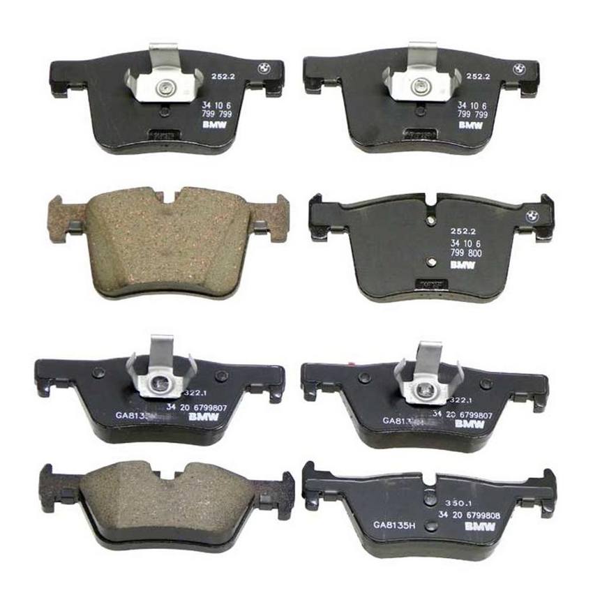 BMW Disc Brakes Kit - Pads Front and Rear